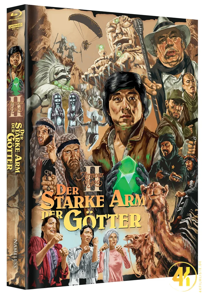 Der starke Arm der Götter 4K Mediabook Cover B Ultra HD Blu-ray Disc