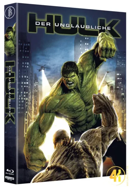 Der unglaubliche Hulk (Cover B) – 4K Mediabook (UHD + Blu-ray Disc)