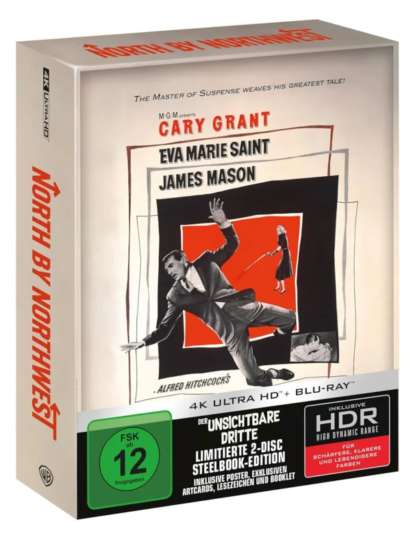 Der unsichtbare Dritte (Ultimate Collector’s Edition) – 4K Steelbook (UHD + Blu-ray Disc)