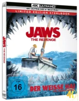 Der weisse Hai 4 Die Abrechnung 4K Steelbook Ultra HD Blu-ray Disc