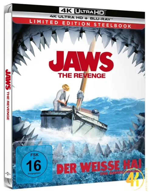 Der weiße Hai IV: Die Abrechnung – 4K Steelbook (UHD + Blu-ray Disc)