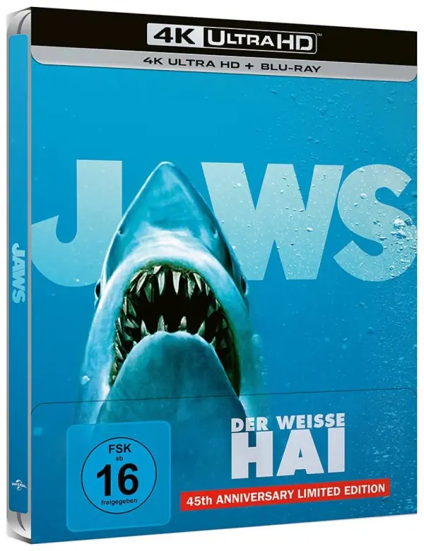 Der weiße Hai – 4K Steelbook (UHD + Blu-ray Disc)