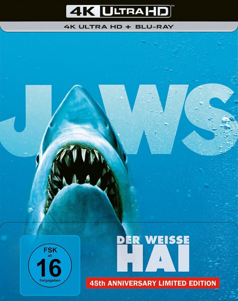 Der weiße Hai - 4K UHD Steelbook Cover Frontansicht