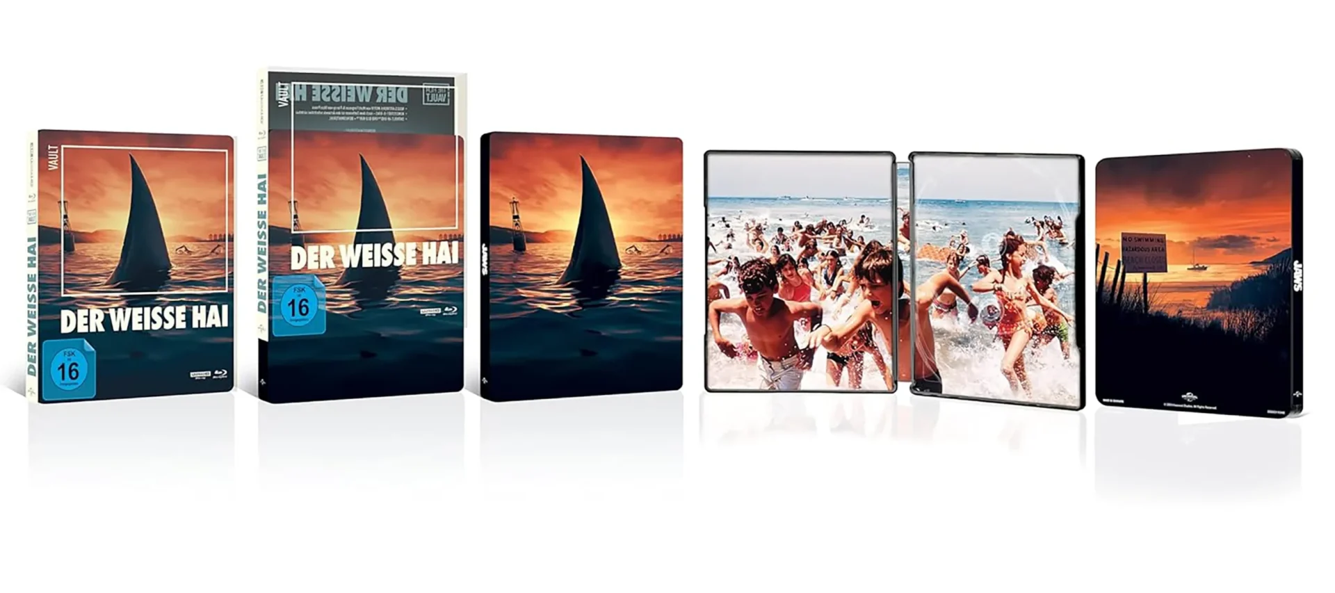 Der weiße Hai – 4K Steelbook (2024) (UHD + Blu-ray Disc)