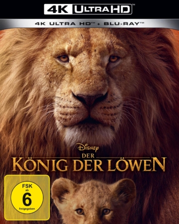 Der König der Löwen 4K UHD Cover im Keep Case mit Blu-ray Disc