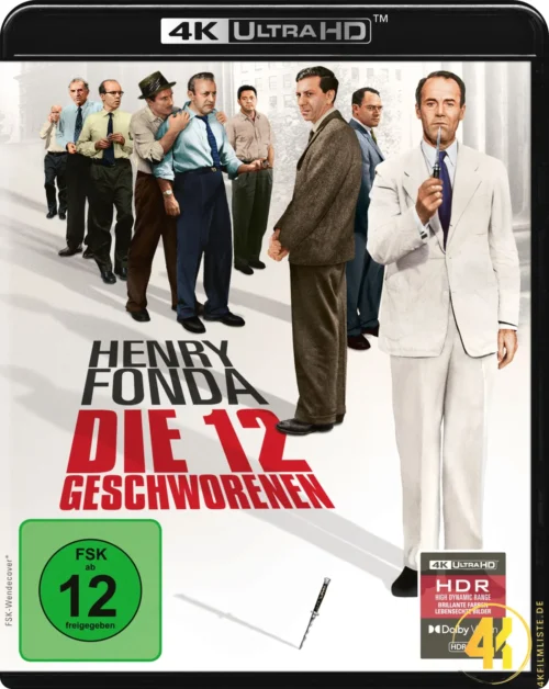 Die 12 Geschworenen Angry Men 4K Blu-ray UHD Keep Case Ultra HD Blu-ray Disc