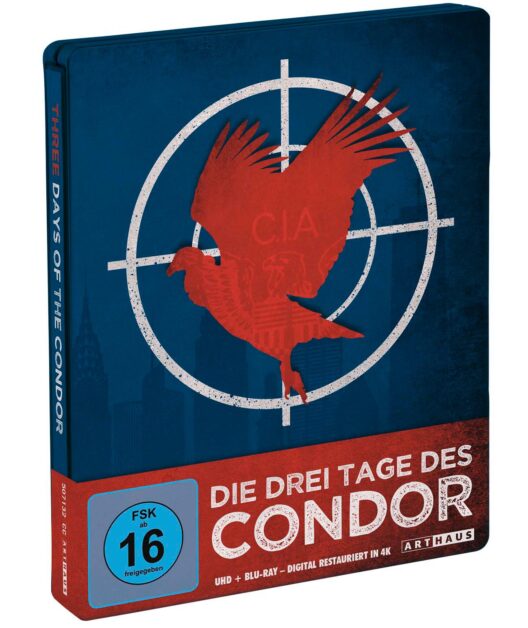Die drei Tage des Condor – 4K Steelbook (UHD + Blu-ray Disc)