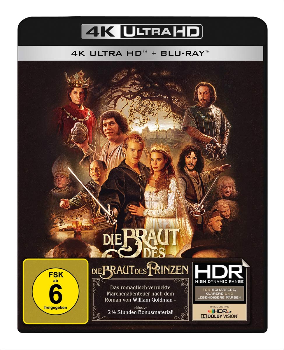 Die Braut des Prinzen – 4K Blu-ray (UHD + Blu-ray Disc)