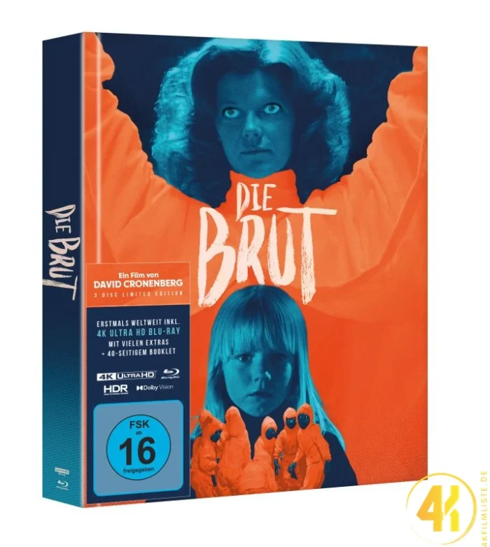Die Brut – 4K Mediabook (UHD + Blu-ray Disc + Bonus Blu-ray)