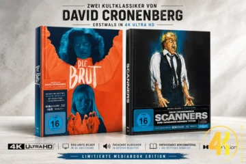 Die Brut + Scanners (2 Movie David Cronenberg Set) – 4K Mediabook (2x UHD + 2x Blu-ray Disc + 2x Bonus Blu-ray)