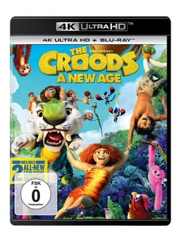 Die Croods: Alles auf Anfang 4K Blu-ray Disc mit FSK 0 und zwei Kurzfilmen