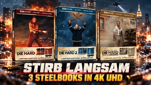 Disney: "Stirb Langsam"-Trilogie im 4K UHD Steelbook