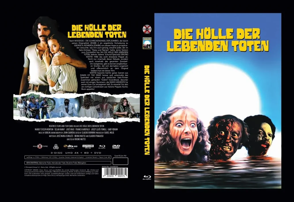 Die Hölle der lebenden Toten – 4K Mediabook B (UHD + Blu-ray Disc + DVD)