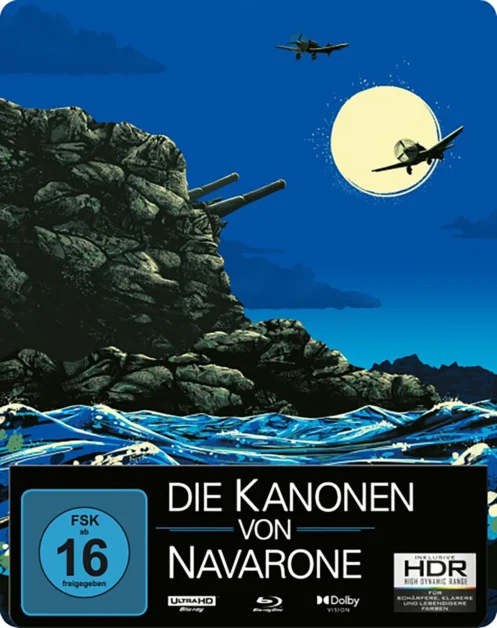 Die Kanonen von Navarone – 4K Steelbook (UHD + Blu-ray Disc)