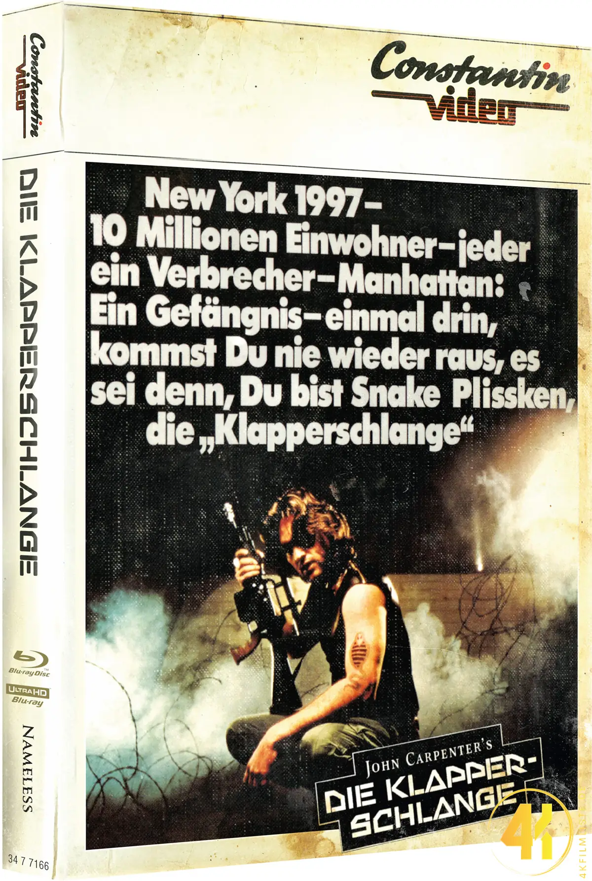 Die Klapperschlange (Cover E) – 4K Mediabook (UHD + Blu-ray Disc)
