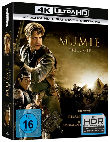 Mumien Trilogie auf Ultra HD Blu-ray