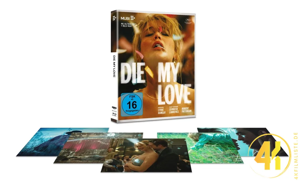 Die My Love Artcards 4K Blu-ray Ultra HD Blu-ray Disc
