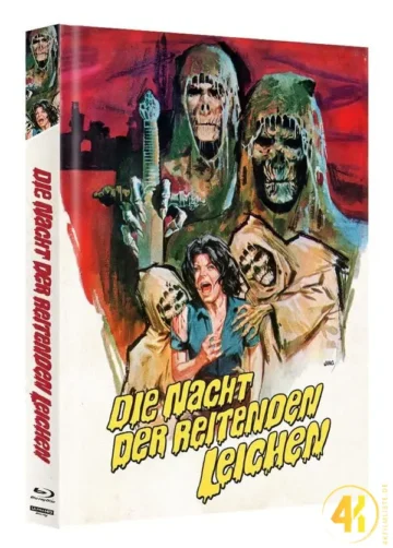 Die Nacht der reitenden Leichen (Cover B) – 4K Mediabook (UHD + Blu-ray Disc)