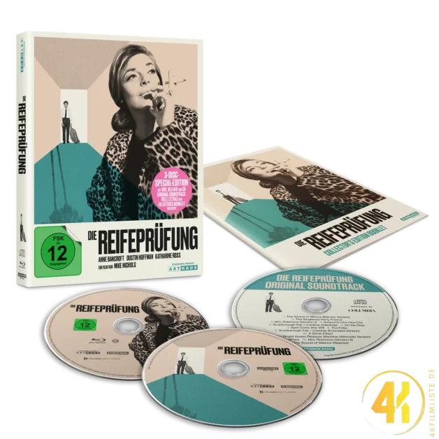 Die Reifeprüfung Packshot Collectors Edition 4K Blu-ray UHD Keep Case Ultra HD Blu-ray Disc