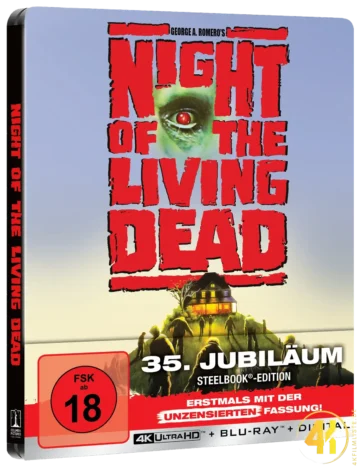 Die Rückkehr der Untoten: Night of the Living Dead – 4K Steelbook (UHD + Blu-ray Disc)