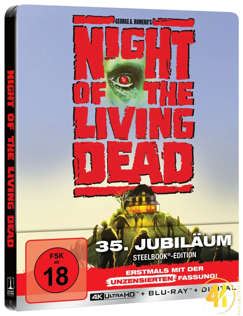 Die Rückkehr der Untoten Night of the Living Dead 4K Steelbook