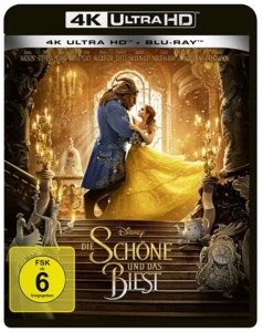 Die Schöne und das Biest 4K UHD Blu-ray Cover (Live Action Adaption aus dem Jahr 2017)