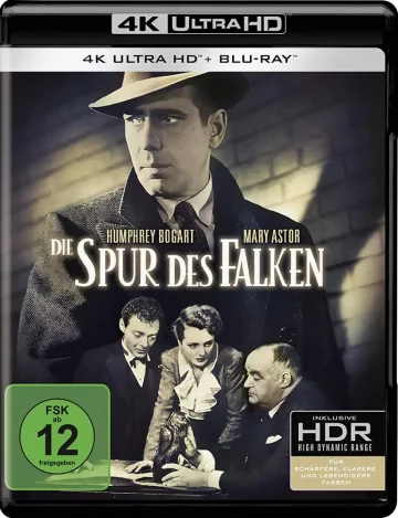 Humphrey Bogart in Die Spur des Falken 4K Blu-ray Disc mit Blu-ray Fassung