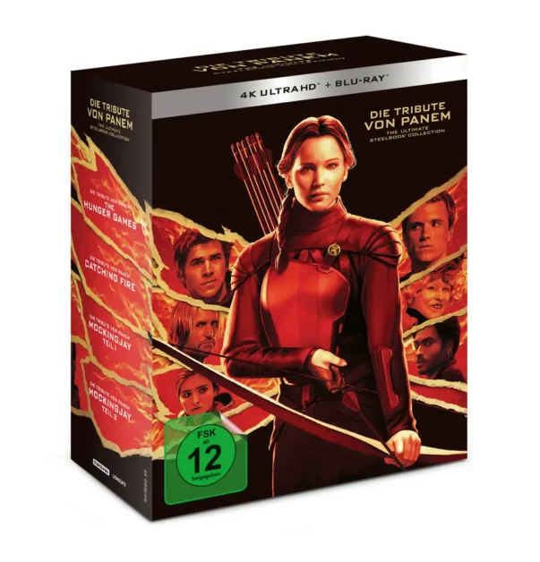 Die Tribute von Panem (Complete Collection) – 4K Steelbook (UHD + Blu-ray Disc)