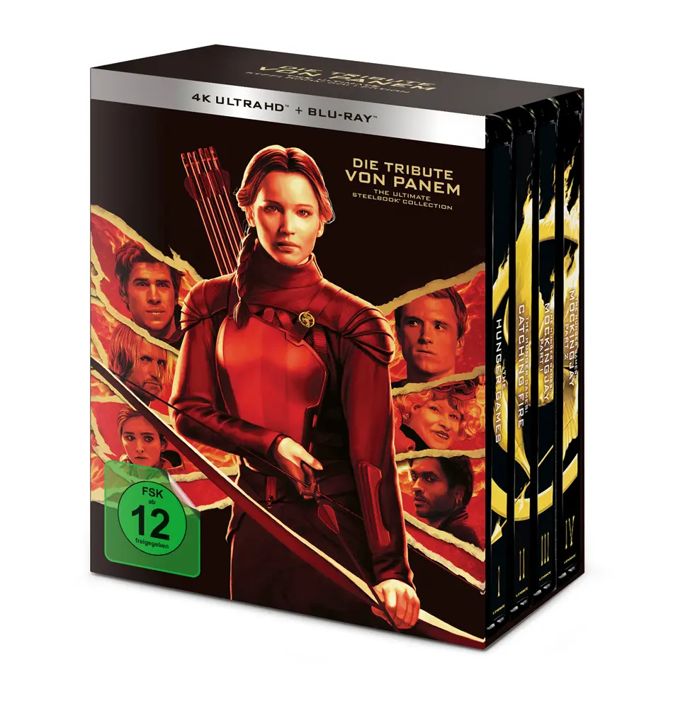 Die Tribute von Panem Collection im 4K Steelbook mit Steelbook Spines