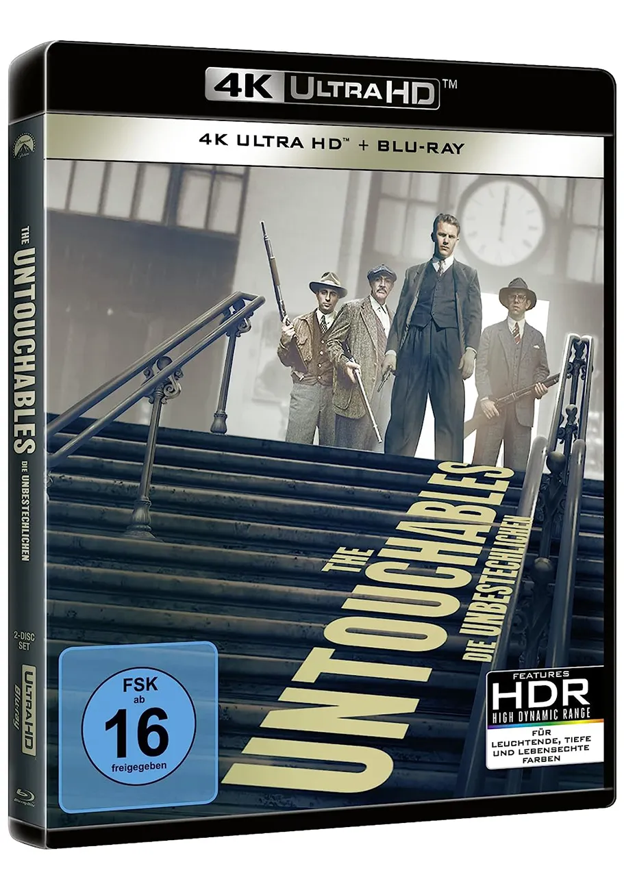 Die Unbestechlichen (The Untouchables) – 4K Blu-ray (UHD + Blu-ray Disc)