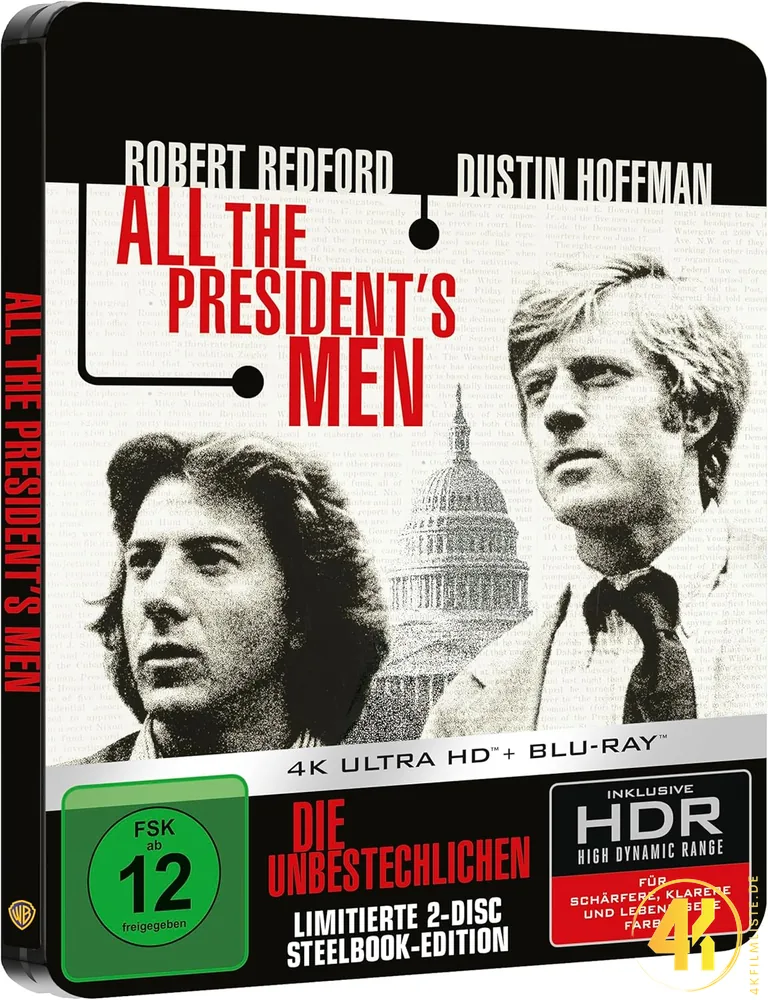 Die Unbestechlichen 4K Steelbook Dustin Hoffman Ultra HD Blu-ray Disc