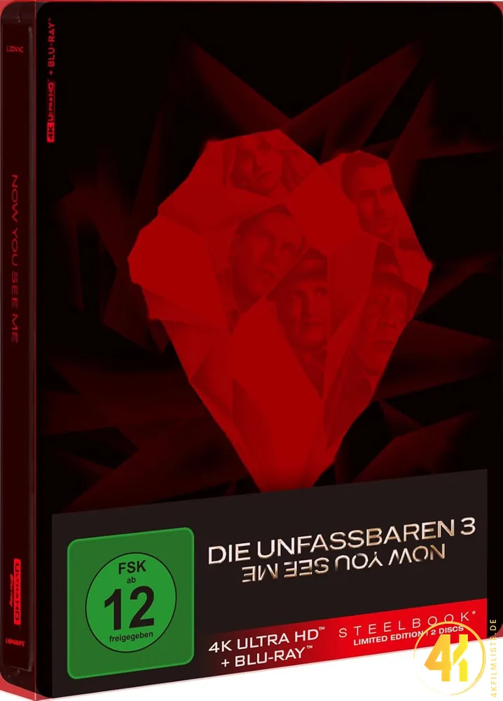 Die Unfassbaren 3 4K Steelbook Ultra HD Blu-ray Disc