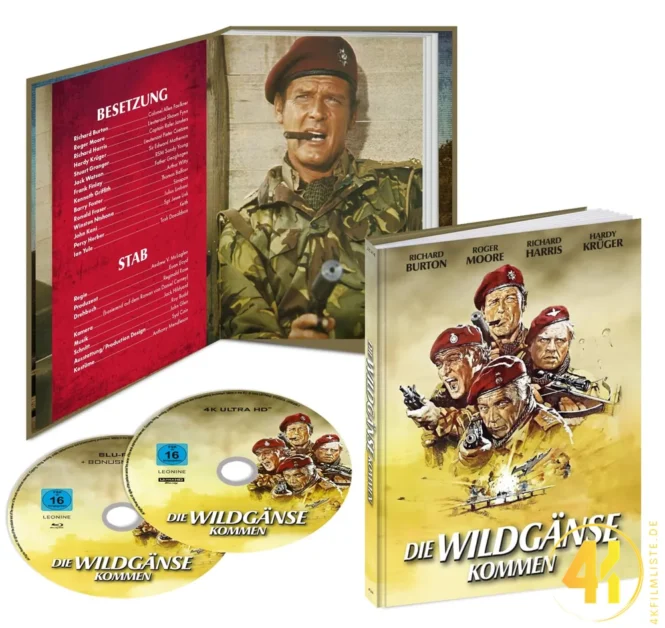 Die Wildgänse kommen – 4K Mediabook (UHD + Blu-ray Disc)