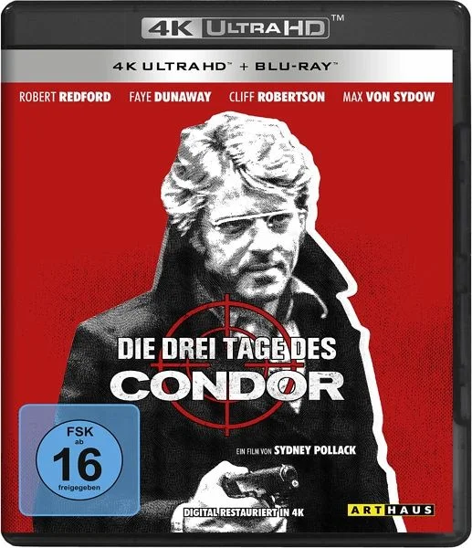 Die drei Tage des Condor – 4K Blu-ray (UHD + Blu-ray Disc)