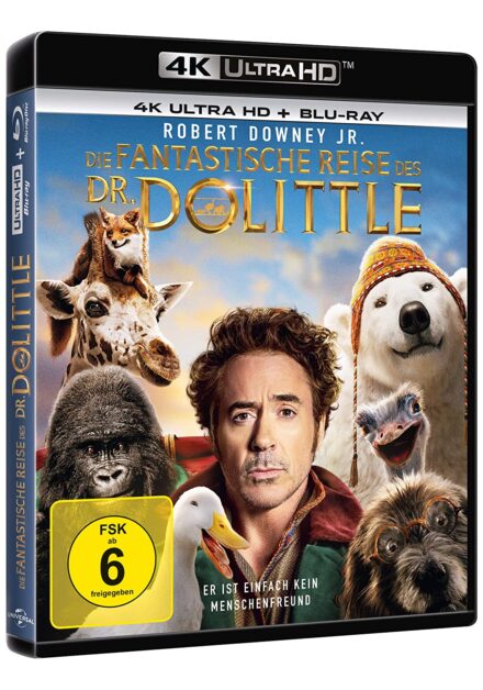 Die fantastische Reise des Dr. Dolittle – 4K Blu-ray (UHD + Blu-ray Disc)