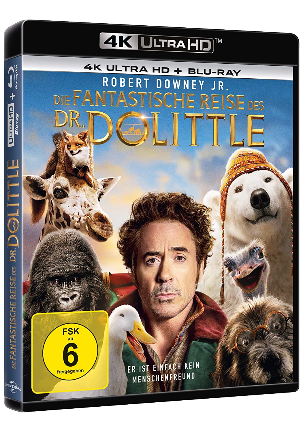 Die fantastische Reise des Dr. Dolittle – 4K Blu-ray (UHD + Blu-ray Disc)