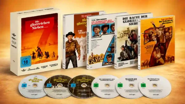 Capelight Pictures: "Die glorreichen Sieben" Digipak-Edition mit Festkartonagenschuber