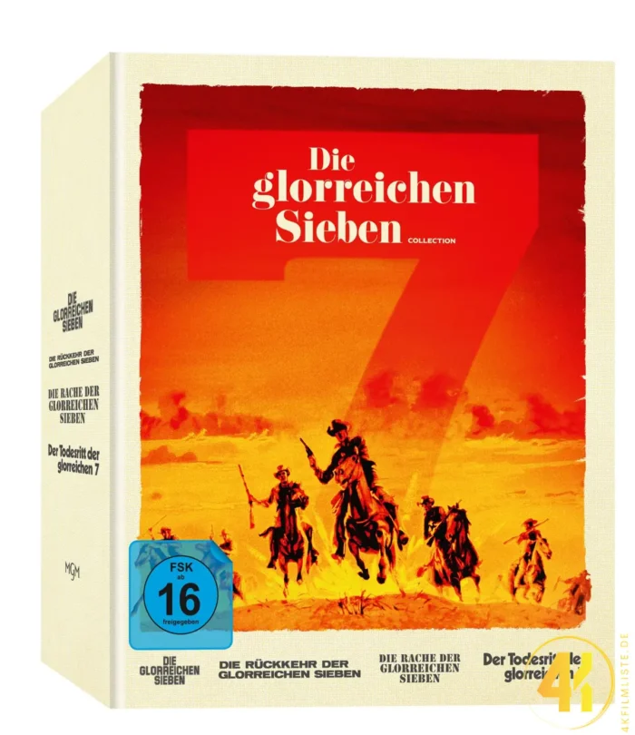 Die glorreichen Sieben – Limited Collector’s Edition (4 Movie Set) – 4K Mediabook (UHD + 4x Blu-ray Disc + Bonus Blu-ray)