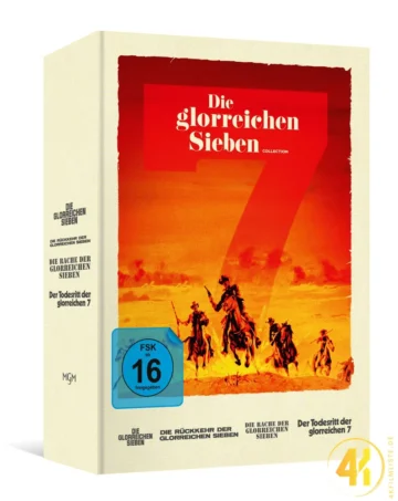 Die glorreichen Sieben – Limited Collector’s Edition (4 Movie Set) – 4K Digipak (UHD + 4x Blu-ray Disc + Bonus Blu-ray)