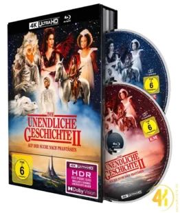 Die Unendliche Geschichte II Auf Der Suche Nach Phantasien 4K Mediabook Front Ultra HD Blu-ray Disc