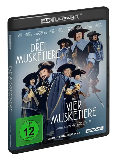 Die Musketiere: Einer für Alle – Alle für einen! – 4K Blu-ray (UHD + Blu-ray Disc)