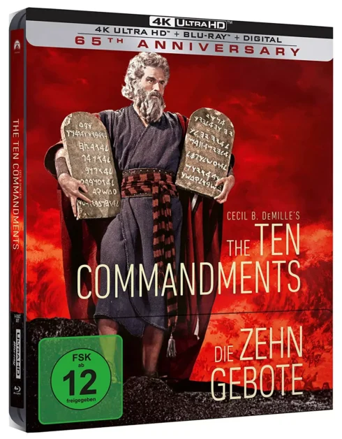 Die zehn Gebote – 4K Steelbook (UHD + Blu-ray Disc)