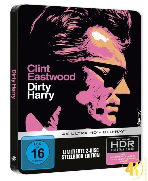 Dirty Harry 4K Steelbook Ultra HD Blu-ray Disc
