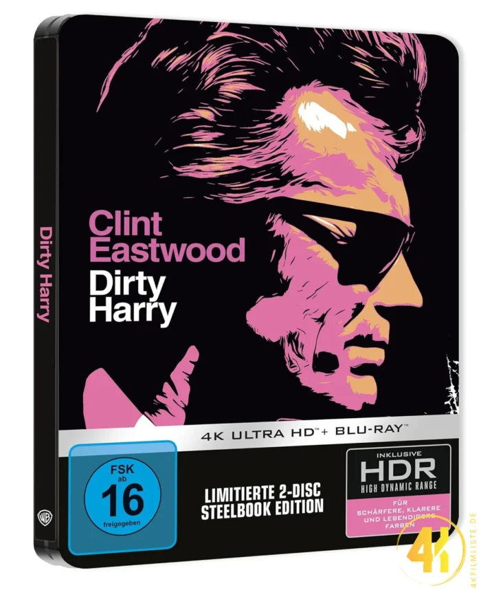 Dirty Harry – 4K Steelbook (UHD + Blu-ray Disc)