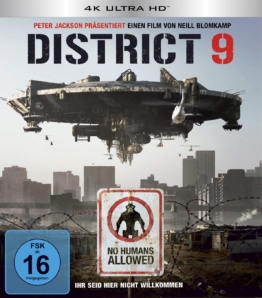 District 9 4K UHD Blu-ray Keep Case