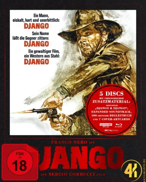 Django – 4K Blu-ray (UHD + Blu-ray Disc + Bonus Blu-ray + CD)