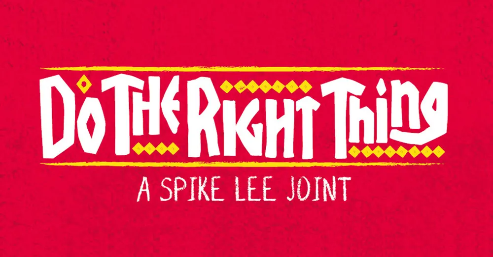 Spike Lees Do The Right Thing Logo