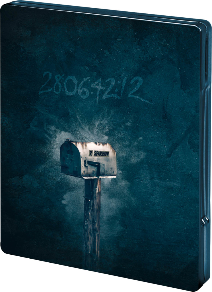 Donnie Darko 4K Steelbook Backcover mit Nummer und Briefkasten