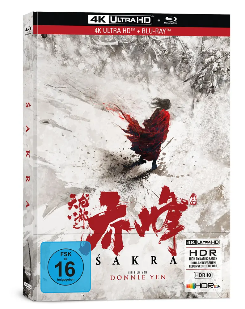 Donnie Yen's Sakra 4K Mediabook UHD Blu-ray Disc