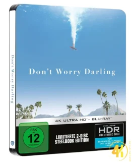 Dont Worry Darling 4K Steelbook Ultra HD Blu-ray Disc